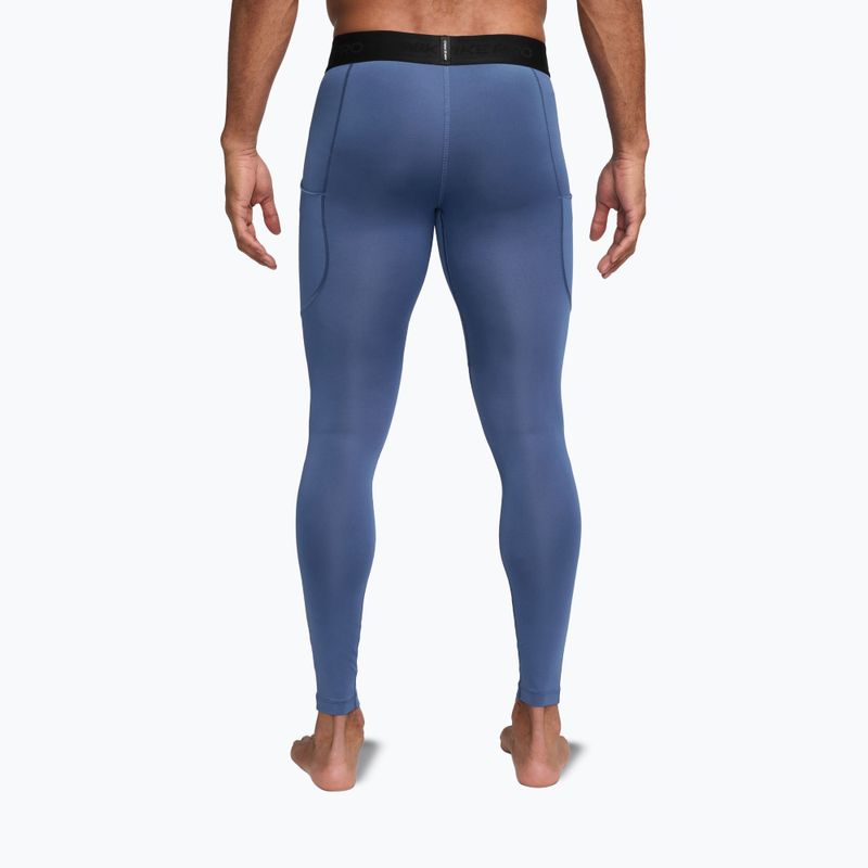 Legginsy męskie Nike Pro indigo storm/black 2