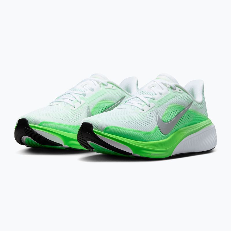 Buty do biegania damskie Nike Pegasus 42 white/green strike/metallic silver 10