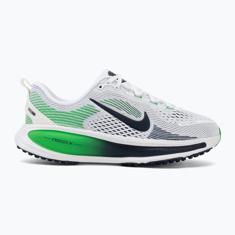 Buty do biegania Nike Vomero 18 white/green spark/midnight navy 2