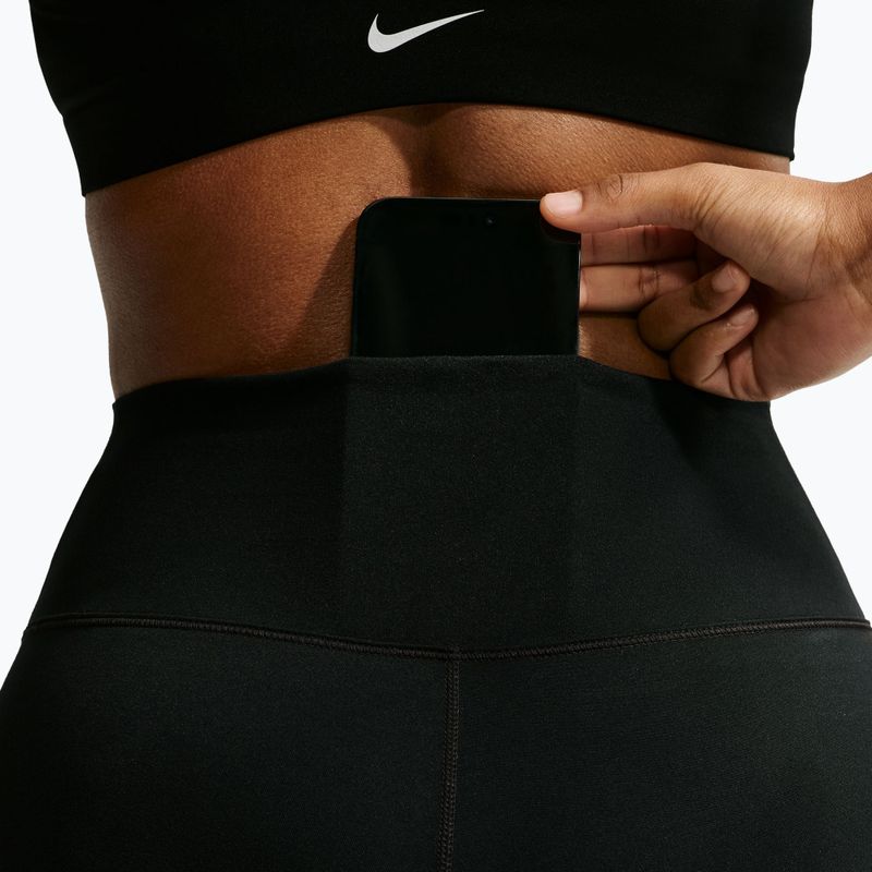 Legginsy treningowe damskie Nike One black/white 6