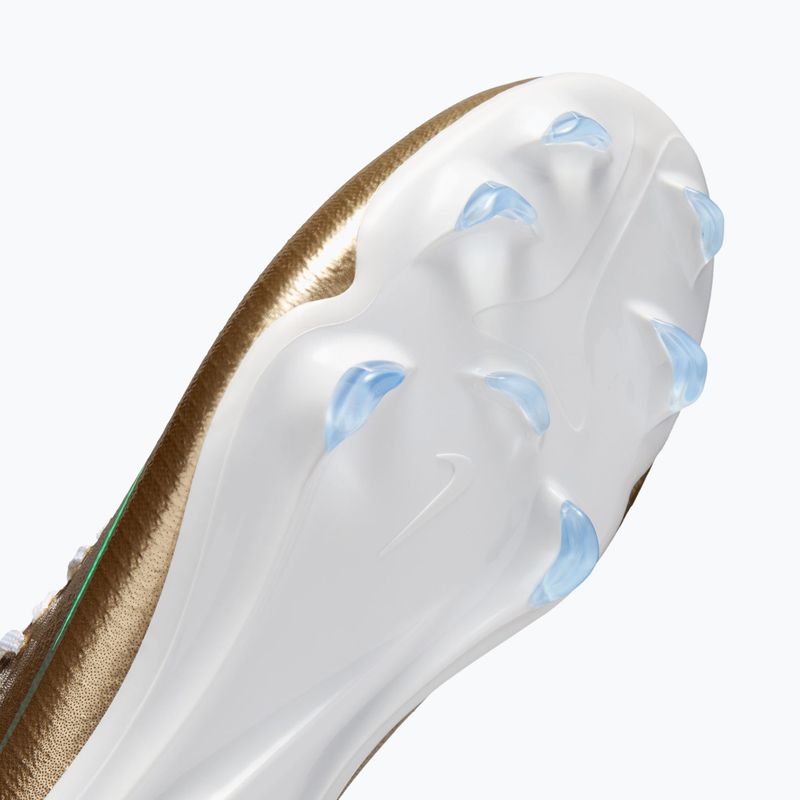 Buty piłkarskie dziecięce Nike Jr. Vapor 17 Pro "Kylian Mbappé" Jr FG Metallic Gold/Green Glow 12