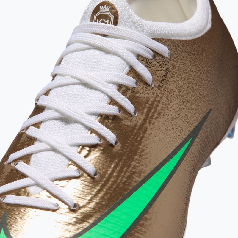 Buty piłkarskie dziecięce Nike Jr. Vapor 17 Pro "Kylian Mbappé" Jr FG Metallic Gold/Green Glow 13