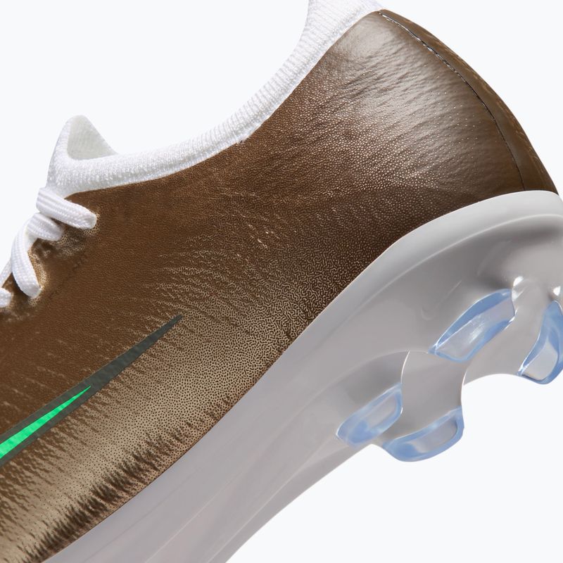 Buty piłkarskie dziecięce Nike Jr. Vapor 17 Pro "Kylian Mbappé" Jr FG Metallic Gold/Green Glow 14