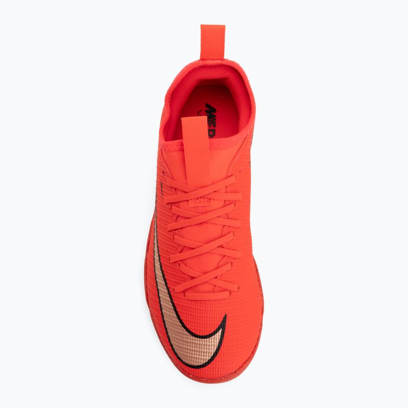 Buty piłkarskie dziecięce Nike Jr. Mercurial Vapor 17 Academy TF bright crimson/blur 5