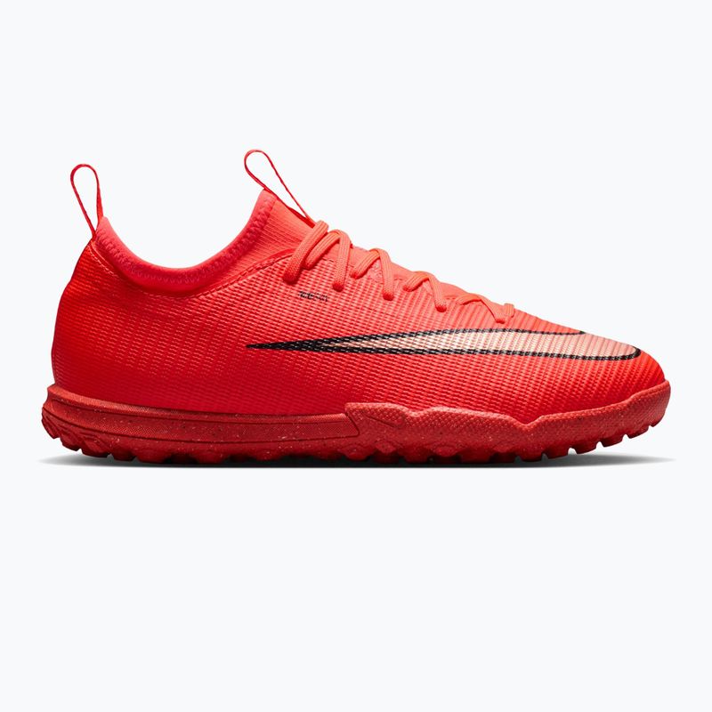 Buty piłkarskie dziecięce Nike Jr. Mercurial Vapor 17 Academy TF bright crimson/blur 8