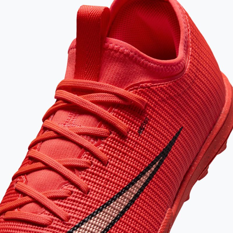 Buty piłkarskie dziecięce Nike Jr. Mercurial Vapor 17 Academy TF bright crimson/blur 12
