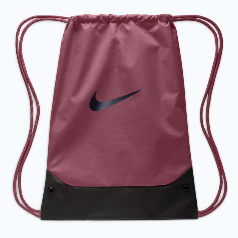 Worek Nike Brasilia 18 l pink smoke/black/gridiron
