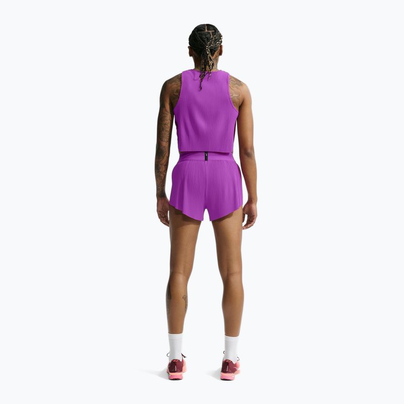 Koszulka do biegania damska Nike AeroSwift Dri-Fit ADV vivid purple/purple pulse 3
