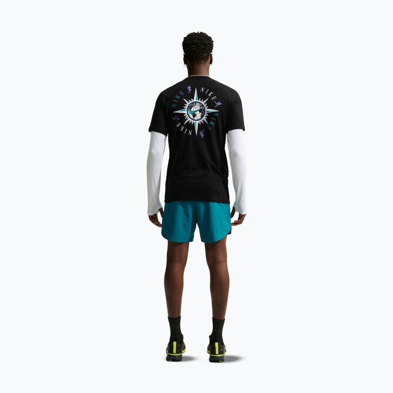 Koszulka do biegania męska Nike Dri-Fit Graphic black/action grape 3