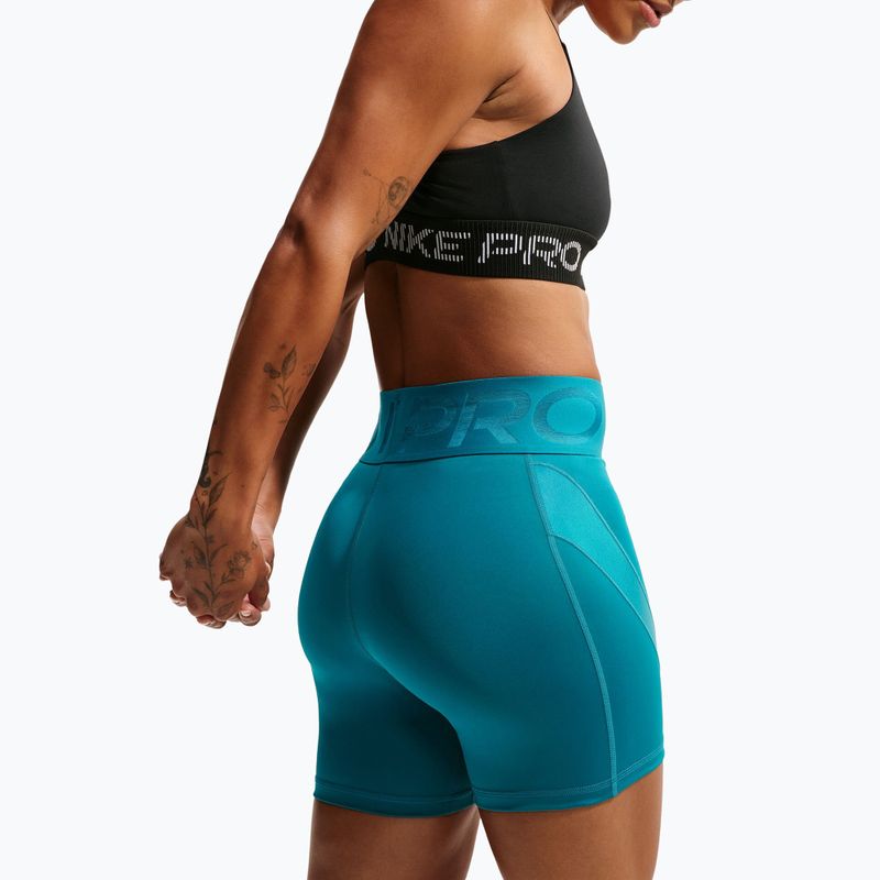 Spodenki treningowe damskie Nike Pro Sculpt bright spruce/bright spruce 5