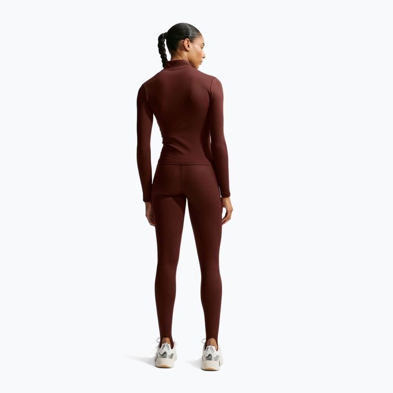 Legginsy treningowe damskie Nike One mystic dates/white 3