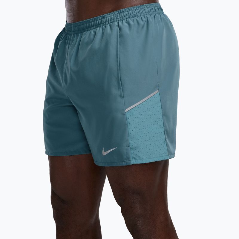 Spodenki do biegania męskie Nike Miler Dri-Fit 2in1 5" IF2044 smokey blue/cerulean 3