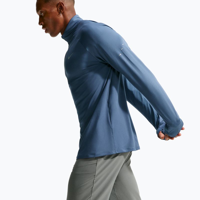 Bluza do biegania męska Nike Stride 1/4 Zip Dri-Fit new slate 5