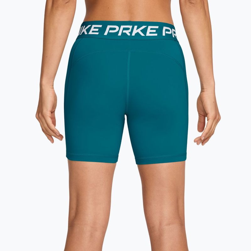 Spodenki damskie Nike Pro 365 bright spruce/white 2