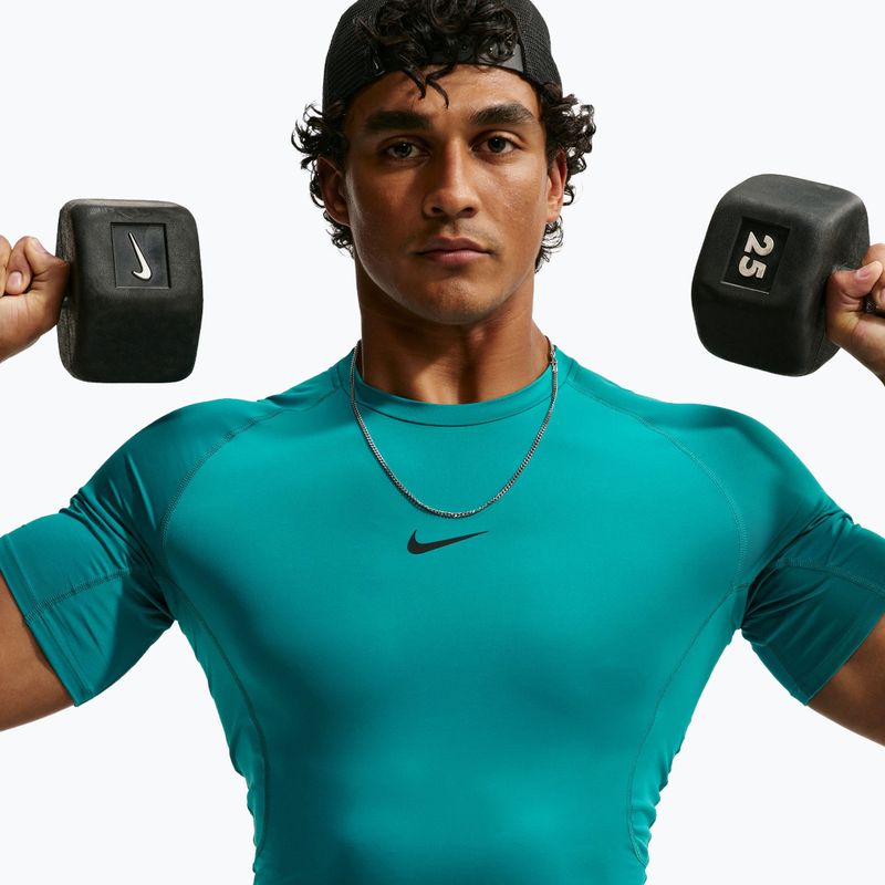 Koszulka treningowa męska Nike Pro Dri-Fit Tight SS Fitness energy/black 6