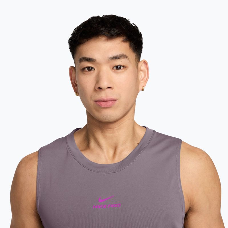 Koszulka treningowa męska Nike Pro Training Dri-Fit purple smoke/vivid purple 3