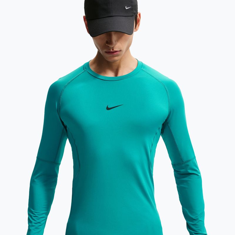 Longsleeve treningowy męski Nike Pro Dri-Fit Tight Fitness energy/black 4