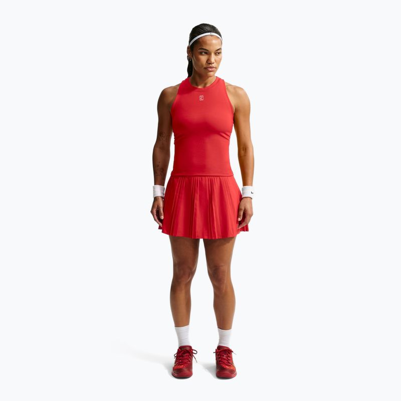 Koszulka tenisowa dziecięca Nike Court Advantage university red/white 2