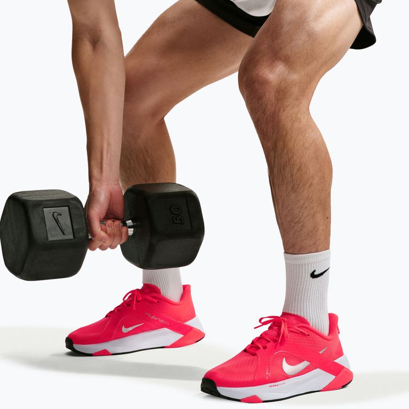 Buty treningowe męskie Nike Hybrid RN laser crimson/metallic silver 7
