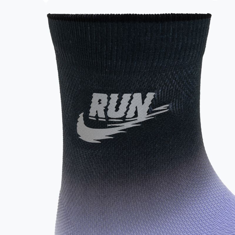 Skarpety Nike Run Midweight purple pulse/black 3