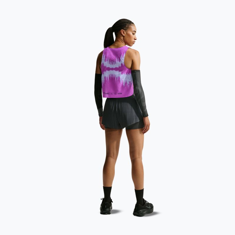 Koszulka do biegania damska Nike AeroSwift vivid purple/purple dynasty 3