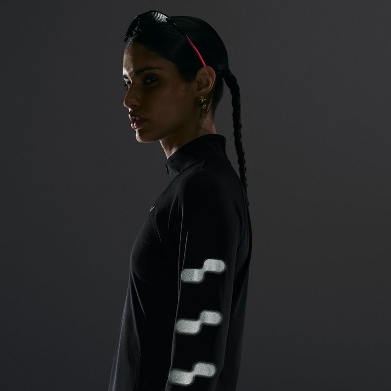 Longsleeve do biegania damski Nike Tempo Flash black 7