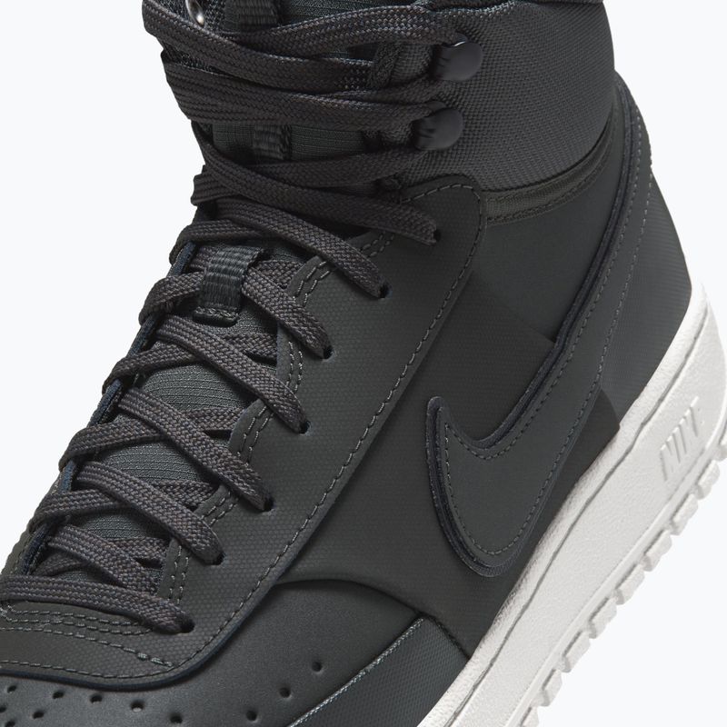 Buty męskie Nike Court Vision Mid Winter newsprint/light bone/off noir/newsprint 5