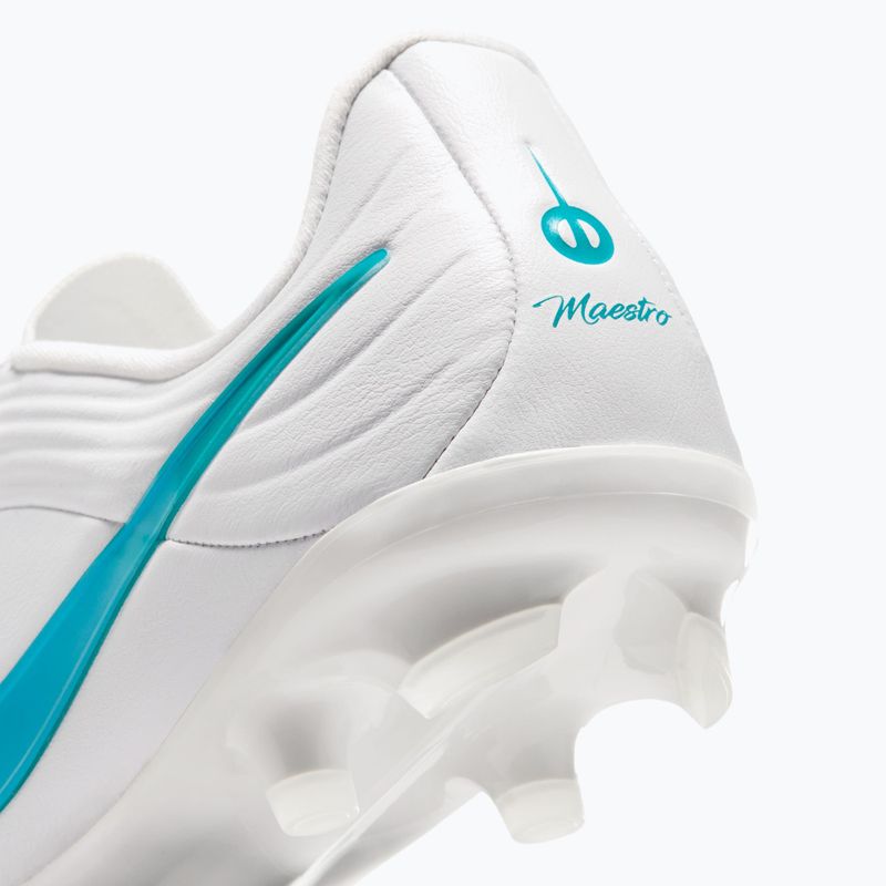 Buty piłkarskie dziecięce Nike Tiempo Maestro Academy Jr FG/MG white/white/dusty cactus 7