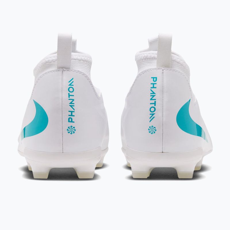 Buty piłkarskie dziecięce Nike Phantom 6 High Academy Jr FG/MG white/white/dusty cactus 2