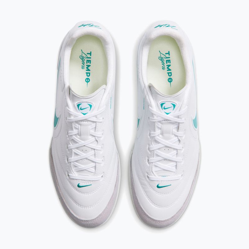 Buty piłkarskie męskie Nike Tiempo Ligera Pro TF white/white/dusty cactus 3