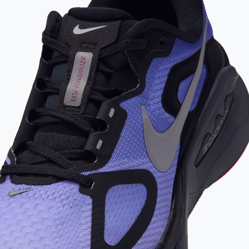 Buty do biegania damskie Nike Structure Plus Black/Persian Violet/Metallic Silver 5