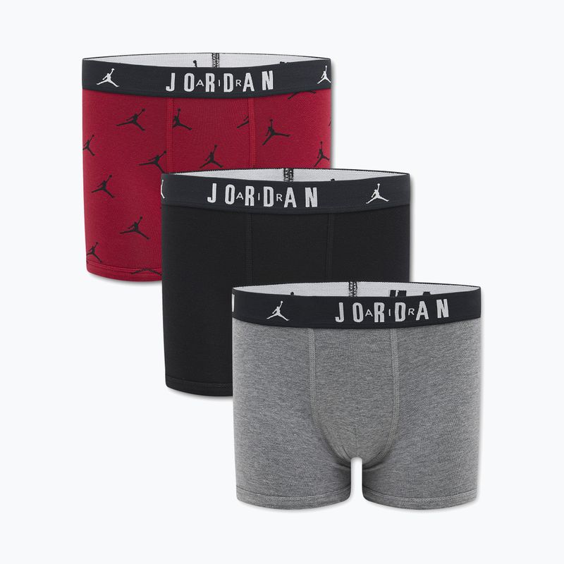 Bokserki dziecięce Nike Jordan JHB Flight Cotton Essential 3 pary gym red 7