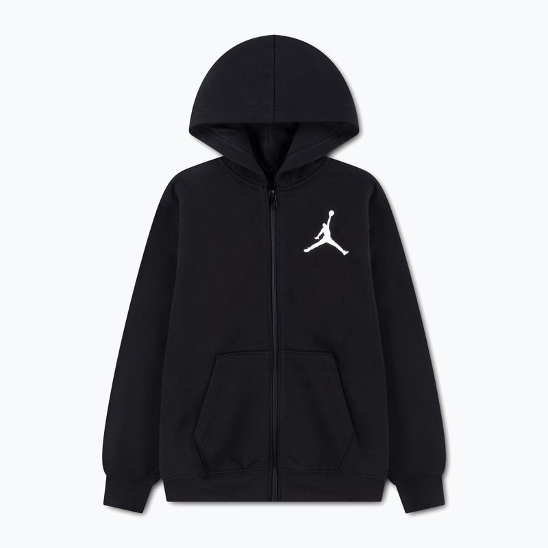 Bluza dziecięca Nike Jordan Jumpman Full Zip Hoodie Black