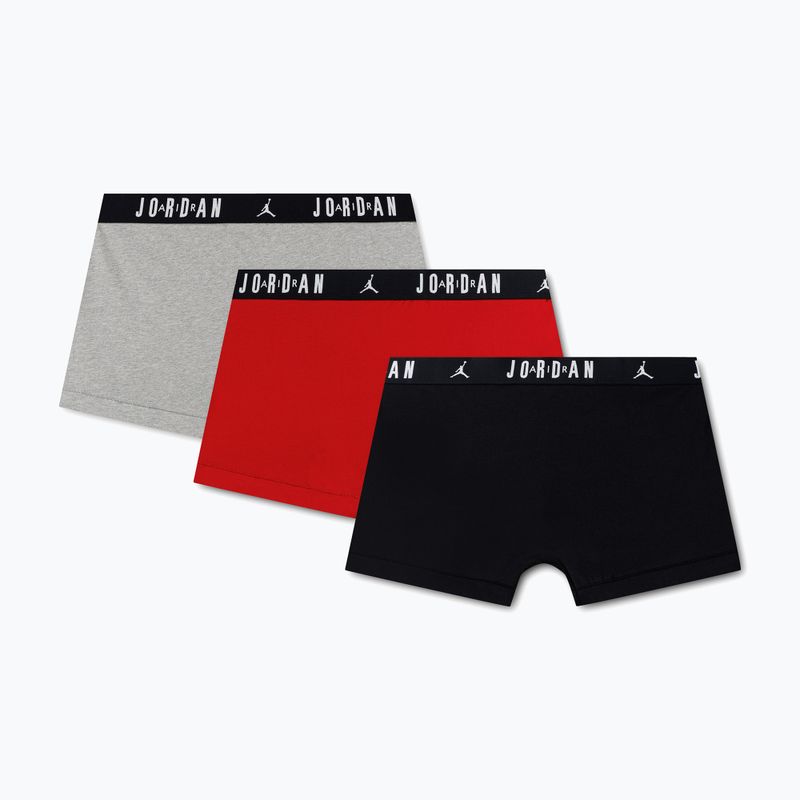 Bokserki męskie Nike Jordan Flight Cotton Trunk 3pk gym red/black 2