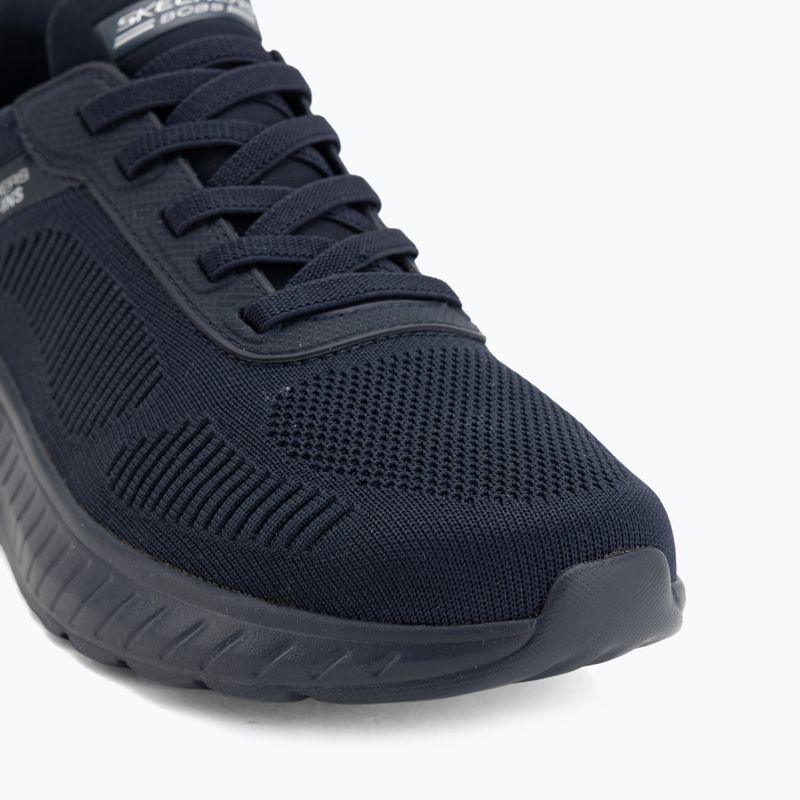 Buty męskie SKECHERS Bobs Squad Chaos Solid Step blue 7