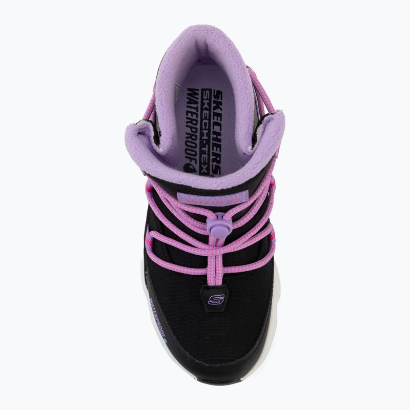 Śniegowce dziecięce SKECHERS Turbo Tread Black 5