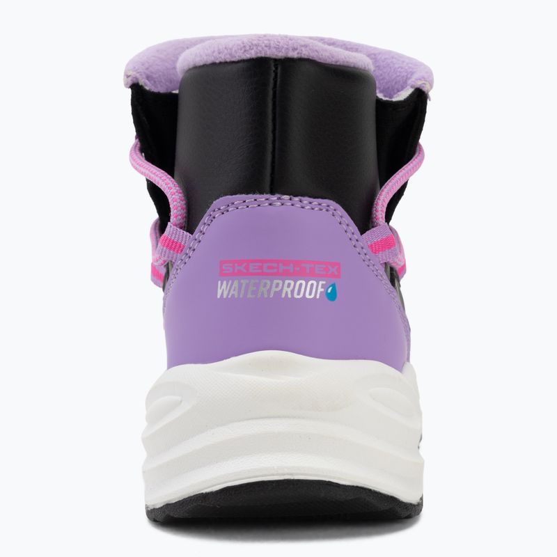 Śniegowce dziecięce SKECHERS Turbo Tread Black 6