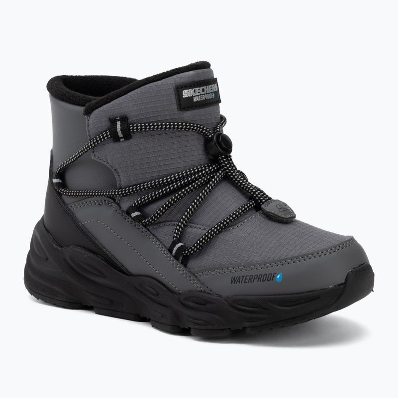 Buty zimowe dziecięce SKECHERS Turbo Tread Storm Glider gray