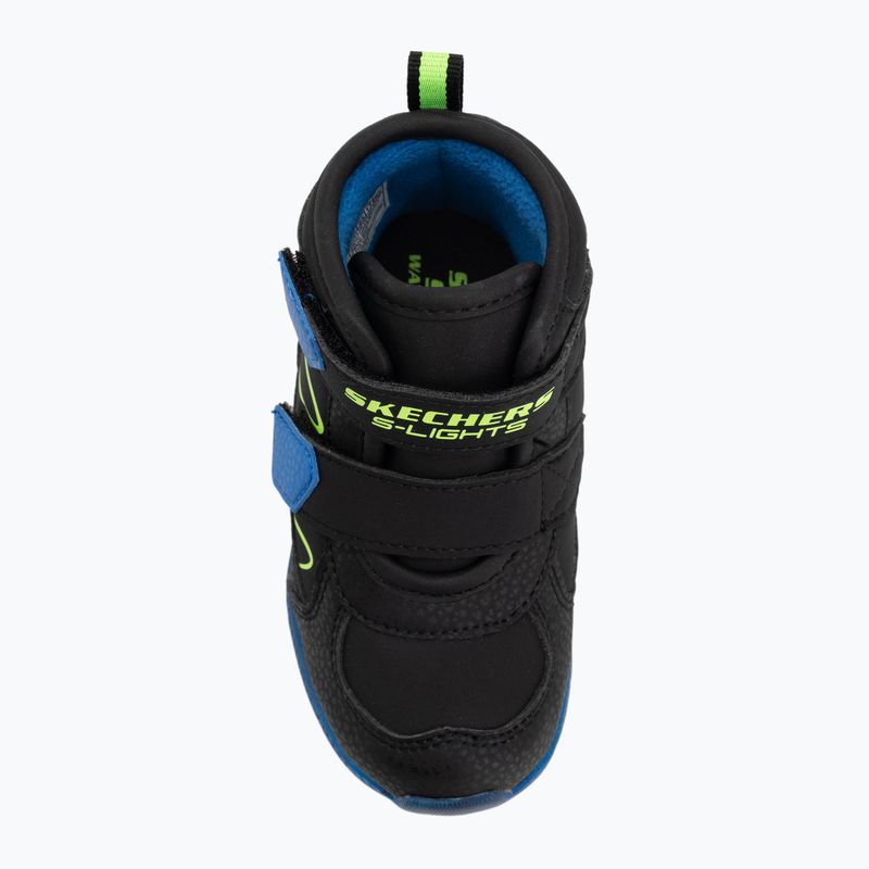 Buty dziecięce SKECHERS Illumi-Brights Splash Beams black/blue/lime 5