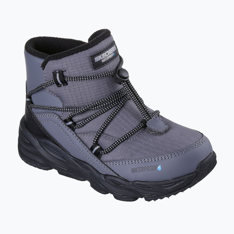Buty zimowe dziecięce SKECHERS Turbo Tread Storm Glider gray 8