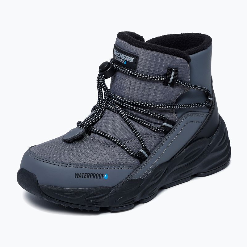 Buty zimowe dziecięce SKECHERS Turbo Tread Storm Glider gray 11