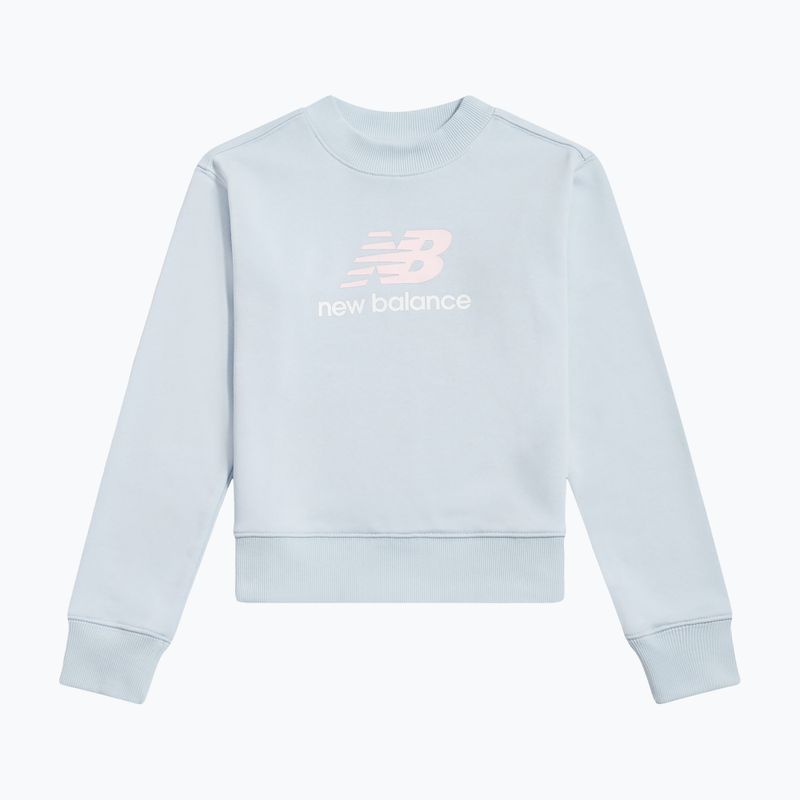 Bluza dziecięca New Balance FT Stacked Logo Crew oxford blue 6