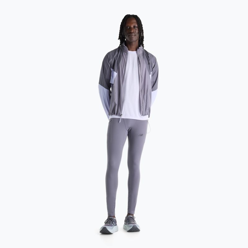 Legginsy do biegania męskie New Balance Reflective RC Heat 28" neptune grey 2