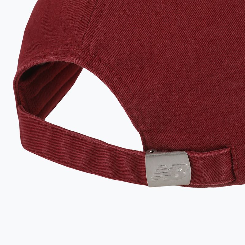 Czapka z daszkiem New Balance 6 Panel Classic V 2.0 podium red 3