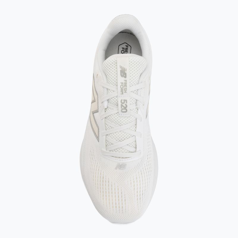 Buty do biegania męskie New Balance Fresh Foam 520's V9 white/silver metallic/satsuma orange 5