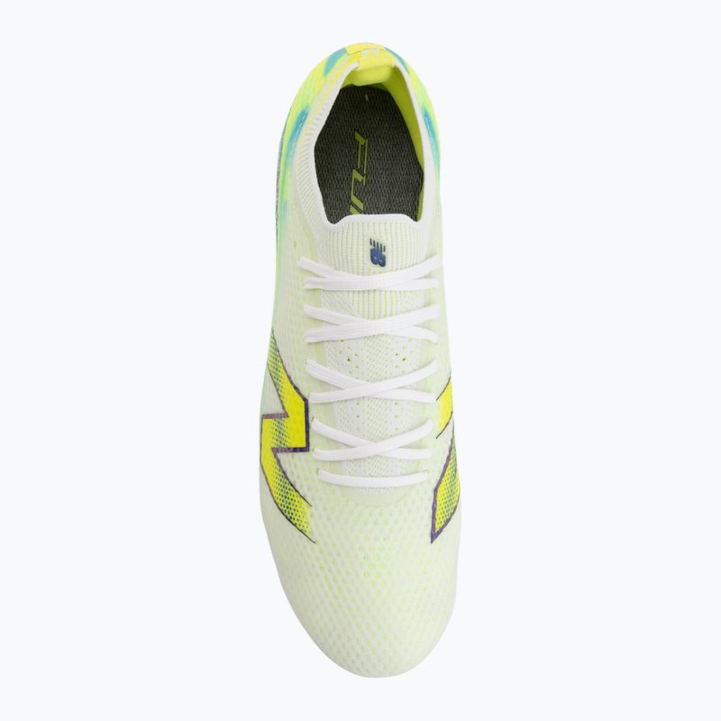 Buty piłkarskie New Balance Furon Elite V9 SG white/alkaline green 5
