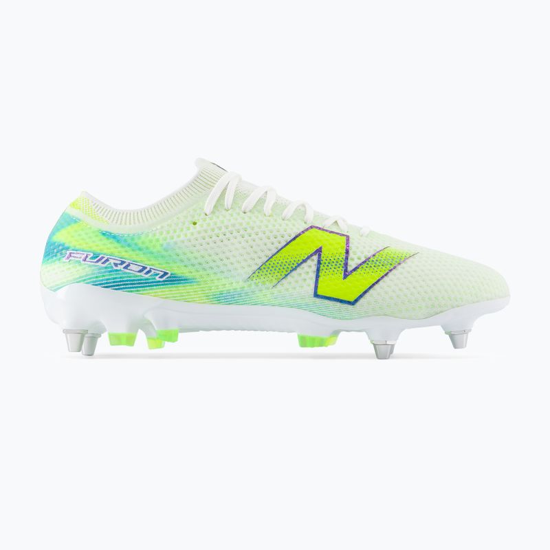 Buty piłkarskie New Balance Furon Elite V9 SG white/alkaline green 9