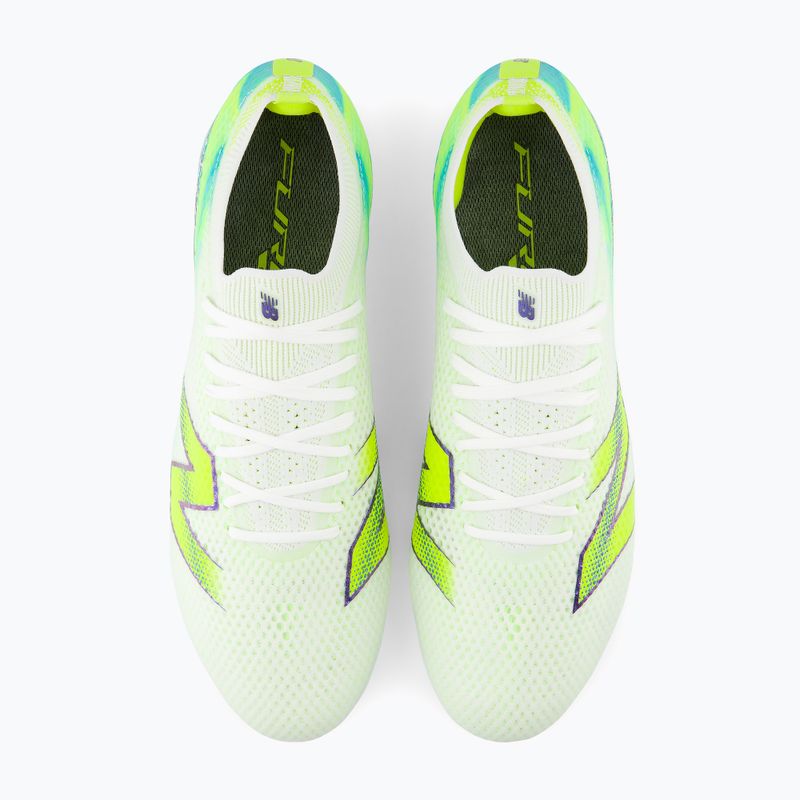 Buty piłkarskie New Balance Furon Elite V9 SG white/alkaline green 12
