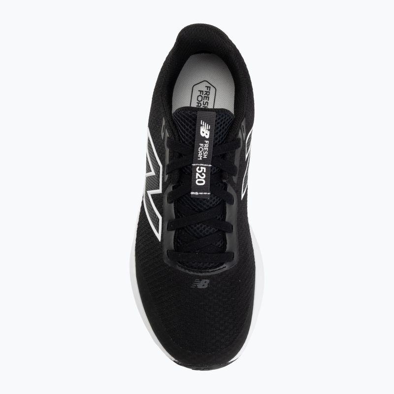 Buty do biegania dziecięce New Balance 520's Lace V9 black/white/black 5