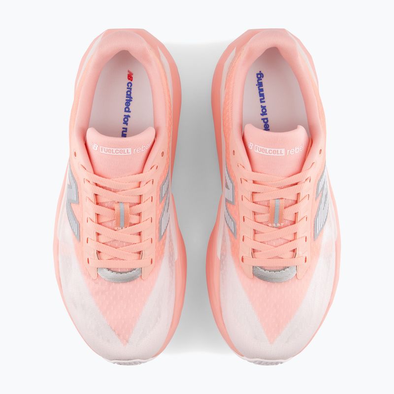 Buty do biegania damskie New Balance FuelCell Rebel V5 pink lemonade/pink salt 12